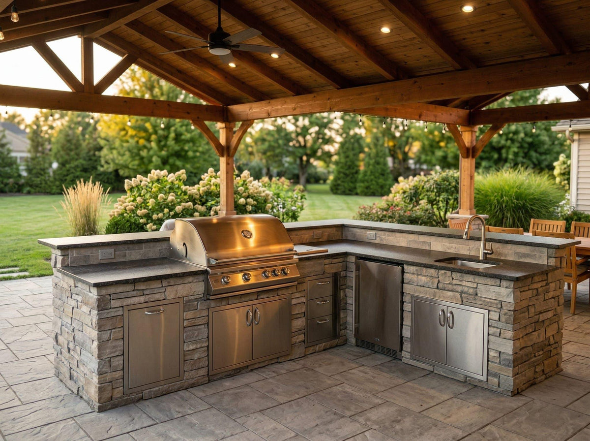 How to Build an Outdoor Kitchen Around Your Grill