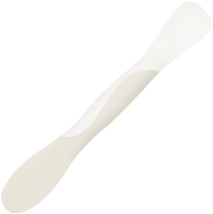 Tovolo Scoop and Spread Large Dual End Silicone Sandwich Spreader Tool with Nylon Handle, BPA Free Dishwasher Safe Silicone and Nylon Tool for Spreading and Scooping, Buttercream and Ivory by Tovolo