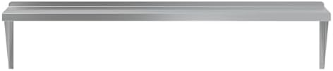 AmGood 14" x 60" Stainless Steel Wall Shelf | Appliance & Equipment Metal Shelving | NSF | Kitchen, Restaurant, Garage, Laundry, Utility Room | Heavy Duty | Turned-Down Edge - Image 4