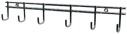Lifespace Grill Utility Rack - 6 Hooks - Chrome Plated Mild Steel - Image 2