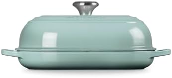 Le Creuset Enameled Cast Iron Oval Bread Oven, 11.5 inch, Sea Salt - Image 4