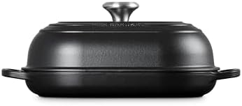 Le Creuset Enameled Cast Iron Oval Bread Oven, 11.5 inch, Licorice - Image 4