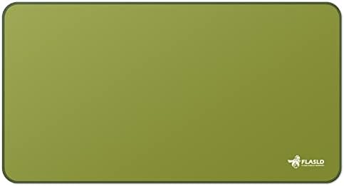 FLASLD Outdoor Fireplace Stove Mat, 24 X 42 inches Fireproof Pad for Floor, Carpet, Rug, Grass, Deck and Patio - Resists Ashes, Sparks, Charcoal, Soot and Flames, Spinach Green by FLASLD
