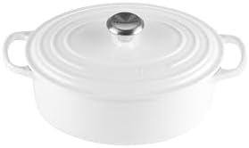Le Creuset Enameled Cast Iron Oval Dutch Oven, 2.75 qt., White by Unknown
