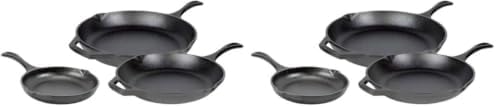 Lodge Chef Collection 3pc Set (8”, 10", & 12" Skillet) (Pack of 2) by Lodge