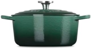 Le Creuset Enameled Cast Iron Round Dutch Oven, 4.5 qt., Artichaut/Crucible - Image 4