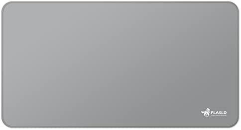 FLASLD Heavy-Duty Multi-Purpose Fireproof 24 X 42 inches Floor Mat for Indoor or Outdoor Use, Grill Pad for Fireplace, Kitchen Stove, CookTop and Hearth, Premium Deck and Patio Grill Mat, Gray by FLASLD