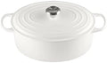 Le Creuset Enameled Cast Iron Oval Dutch Oven, 6.75 qt., White by Unknown
