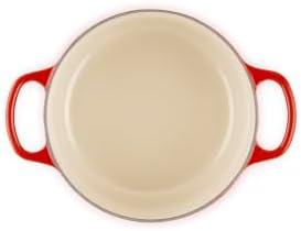 Le Creuset Enameled Cast Iron Round Dutch Oven, 2 qt., Cerise/Crucible - Image 3