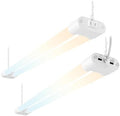 hykolity LED Shop Lights 4FT with Power Cord,5500LM,3 Power Level&3CCT by hykolity