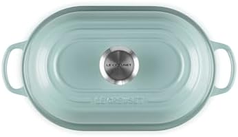 Le Creuset Enameled Cast Iron Oval Bread Oven, 11.5 inch, Sea Salt - Image 2