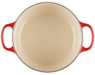 Le Creuset Enameled Cast Iron Round Dutch Oven, 4.5 qt., Cerise/Crucible - Image 3