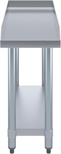 30" x 12" Equipment Stand with Undershelf and Casters, NSF - Image 2