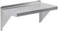 AmGood 12" Width x 24" Length | Stainless Steel Wall Shelf | Turned-Down Edge | Metal Shelving | Heavy Duty | Commercial Grade | Wall Mount | NSF Certified by AmGood
