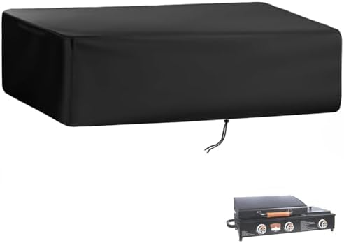 Grill Cover for Blackstone 1860 2225 On The Go Range Top Combo Griddle, Heavy-Duty 600D Tabletop BBQ Cover for Blackstone 22 inch Camping Griddle by Unknown