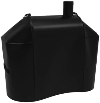 Offset Smoker Cover, Waterproof Grill Cover, 56.5 inch Black Fits Expert Grill - Image 4
