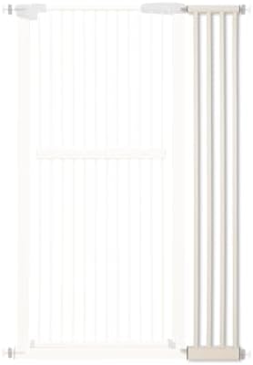 Lumizone 61.02" Extra Tall Pet Gate Extension Kit 8.27" Wide Cream by Lumizone