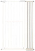 Lumizone 61.02" Extra Tall Pet Gate Extension Kit 8.27" Wide Cream by Lumizone