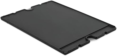Broil King 11242 Exact Fit Cast Iron Griddle, Baron, Crown Series Gas Grills, and Crown Pellet Grills, Black by BroilKing