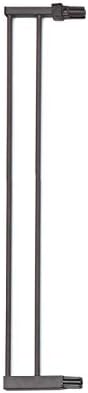 MidWest Homes for Pets Steel Pet Gate Extension; Pet Gate Extension Measures 6' Wide x 39' High in Textured Graphite (Fits MW Model # 2939SG & 2939SG-WD) by MidWestHomesForPets