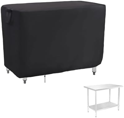 36 Inch Outdoor Prep Table Cover for Stainless Steel Work Table by Jungdaoutdoorfurniturecover