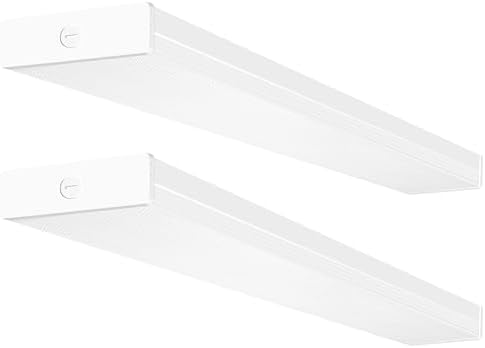 hykolity 4FT 5.7" W LED Wraparound Light with 40W 4400LM 4000K, Hardwired by hykolity