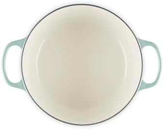 Le Creuset Enameled Cast Iron Signature Deep Round Oven, 6.5 qt., Sea Salt - Image 3