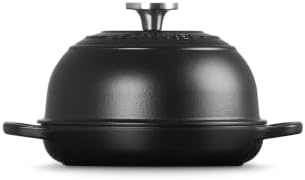 Le Creuset Enameled Cast Iron Round Bread Oven, 9.5 inch, Licorice/Crucible - Image 4