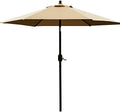 Sunnyglade 7.5' Patio Umbrella Outdoor Table Umbrella Tilt Crank Tan by Sunnyglade