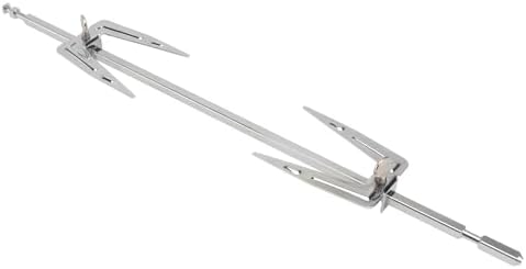 Alipis Stainless Steel Air Fryer Forks Set 13.38In Roast Chicken Forks for Rotisserie Rod Adjustable Grill Forks for Home Barbecue Oven and Outdoor Cooking by Alipis
