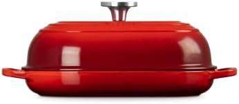 Le Creuset Enameled Cast Iron Oval Bread Oven, 11.5 inch, Cerise/Crucible - Image 4