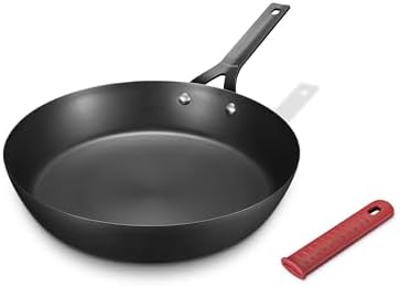 Carbon Steel Pan, 10 Inch Nonstick Frying Pan Skillet by Yonida