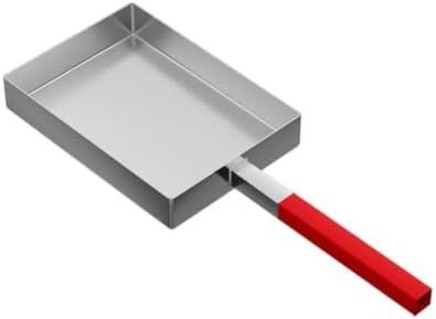 Outdoor Cooking Griddle Skillet Frying Pan Flat Pan Stainless Steel Uncoated Cooking Surface and Secure Long Handle suitable for stovetop cooking, style to 1 by Unknown