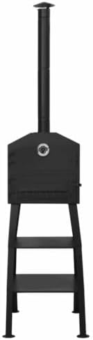 Charcoal-Fired Outdoor Pizza Oven. Steel Garden Baking Cooker - Image 3
