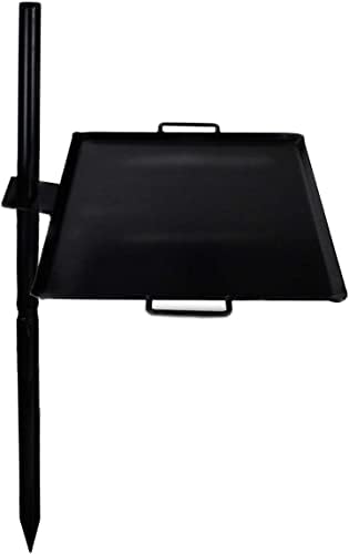GameMaker Open Fire Cooking Griddle | Adjustable Height Campfire Skillet by GameMaker