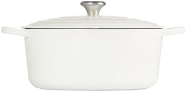 Le Creuset Enameled Cast Iron Round Dutch Oven, 9 qt., White - Image 4