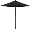 Sunnyglade 7.5' Patio Umbrella Outdoor Table Umbrella Tilt Crank Black by Sunnyglade