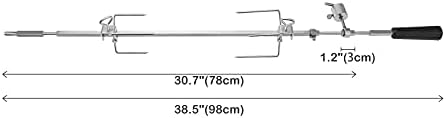 onlyfire Stainless Steel BBQ Rotisserie Kit for Weber Gas Grills - Image 2