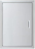 CO-Z Outdoor Kitchen Doors, Weatherproof 304 Stainless Steel Built in Single Access Doors for Outside Kitchen Commercial Grilling Grill BBQ Island Barbeque Station Storage Cabinet (17" x 24") by CO-Z