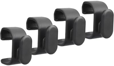 4-Pack Tool Hooks for Weber Grills, Grill Tool Holder for Weber Slate Griddle, Grill Accessories for 3400519 Weber Works Side Rail, Barbecue Utensils Outdoor Hanging by BBQFuture