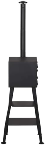 Charcoal-Fired Outdoor Pizza Oven. Steel Garden Baking Cooker - Image 4
