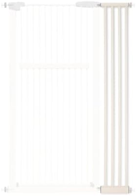 Lumizone 55.12" Extra Tall Pet Gate Extension Kit 8.27" Wide Cream by Lumizone