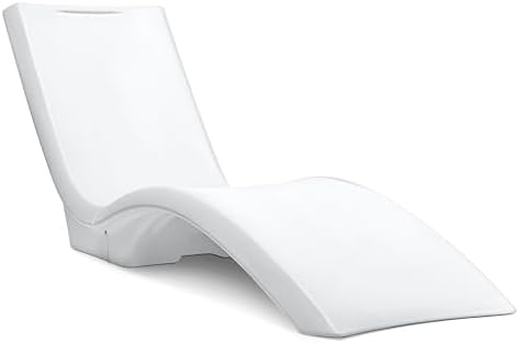 Step2 Vero Pool Lounger 2-Pack, Weighted in-Pool Lounge Chairs for Tanning Ledge and Baja Shelf, White - Image 3