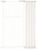 Lumizone 55.12" Extra Tall Pet Gate Extension Kit 12.6" Wide Cream by Lumizone