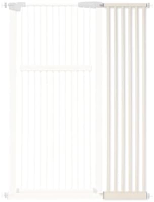Lumizone 55.12" Extra Tall Pet Gate Extension Kit 12.6" Wide Cream by Lumizone