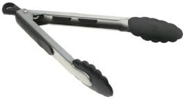 OXO Good Grips 9-Inch Locking Tongs with Nylon Heads (Pack of 3) by Unknown