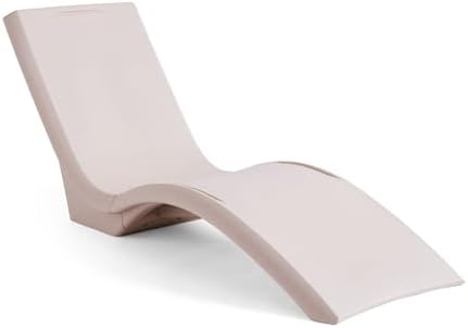 Step2 Vero Pool Lounger, in-Pool Chaise Lounge Chair for Tanning Ledges up to 12 in, Outdoor Patio Chair, Weighted, Earthy Tan w/Speck by Unknown