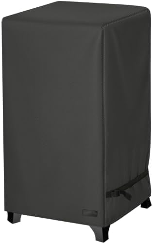 NettyPro Electric Smoker Cover, Heavy Duty Waterproof Vertical Smoker Cover for Masterbuilt Outdoor Square Grill Smoker, Black by NettyPro