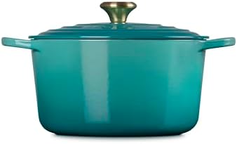 Le Creuset Enameled Cast Iron Signature Deep Round Oven, 6.5 qt., Riviera - Image 4