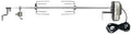 GMG-6038 Stainless Steel Rotisserie Kit - for Ledge Prime Plus Outdoor Heating, Cooking Eating by Zhiccent